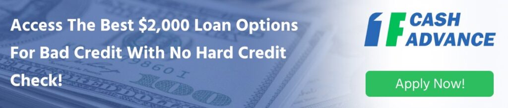 Installment Loans For Bad Credit Over $2000
