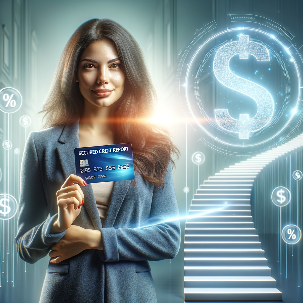 Young adult starting to build credit from scratch with secured card and blank credit report